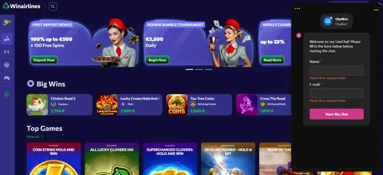 Winairlines Casino Casino